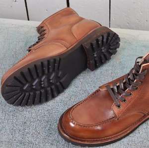 أحذية جلدية عالية الجودة تصميم إيطالي, أحذية جلدية كلاسيكية للرجال باللون البني - Product Image 2