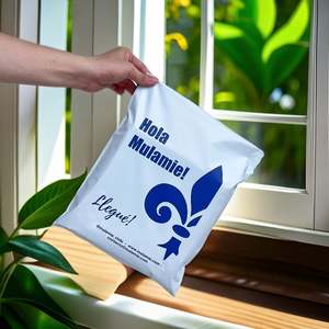 Sacs d'expédition en polymailers pour l'envoi de vêtements, de vêtements et d'accessoires, emballage personnalisé avec logo imprimé, sacs en plastique poly - Product Image 6