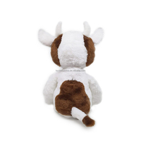 Peluche de lapin en fausse fourrure de Polyester, personnalisée, peluche, compagnon de jeu, chien, coffret cadeau de noël, 15 pièces