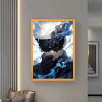 Lightbox jeu cadre photo japonais Anime cadre en bois cadre de lumière Laser rvb lumière peinture 3D papier lampe