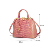 Top Qualité Crocodile Lumineux Shell Sac Conception Unique Pierre Sacs À Main En Cuir Verni Sacs À Main Pour Les Femmes De Luxe