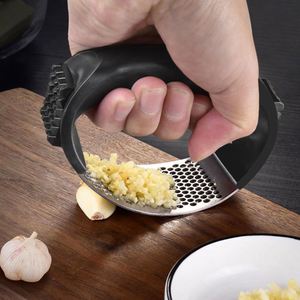 Hot Selling Food Grade Stainless Steel Manual Garlic Onion <b>Chopper</b> Press Multifunctional Sustainable Easy Clean <b>Vegetable</b> Tools - Product Image 3
