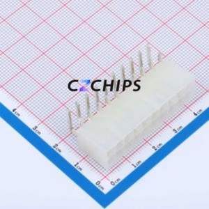 DLL-5569-20AW Wire-to-Board Pin Header Bent Lead Through Hole,P=4.2mm Connector 2x10P 4.2mm Right Angle Insert 20P - Product Image 1