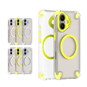 ATB chống vân tay trường hợp túi khí từ trường hợp điện thoại chống sốc rõ ràng cho iphone16 trường hợp điện thoại rõ ràng up không vàng vỏ điện thoại - Product Image 1