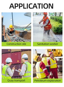 Safety Reflective Vest Jacket Multi-Pocket <strong>Garden</strong> Protection <strong>Clothing</strong> Made of Polyester - Product Image 6