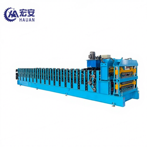 Automatic Three-layer Trapezoidal <b>Sheet</b> Forming Machine with PLC Engine & Bearing - Product Image 1