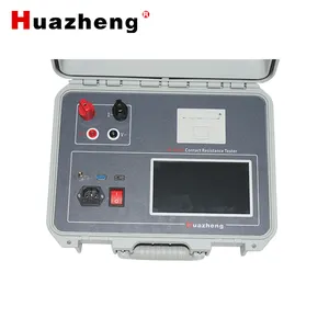 Huazheng Elektrische HZ-5100 Draagbare 100a Stroomonderbreker Lus Weerstand Testapparatuur Schakelaar 100 Een DC Contact Weerstandsmeter