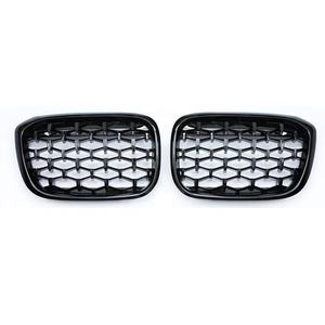 Rear Bumper Grille for X3 X4 G01 G02 G08 2017-2024 Double Line Gloss Black Three Colours - Product Image 1