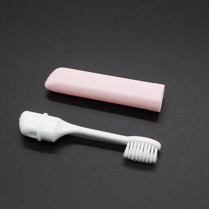 Cepillo de Dientes Plegable Portátil con Cerdas Suaves, Colores Pastel, Mango Corto, Mini Cepillo de Dientes Ideal para Viajes - Product Image 5