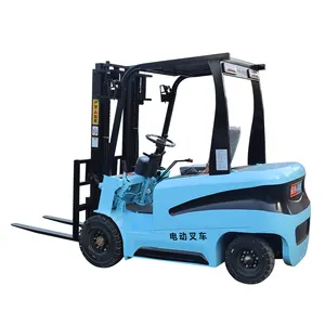 high quality 4-wheel 1.5 Ton Portable Forklift Truck High Efficiency for Construction Works/Warehouse Electric Forklift