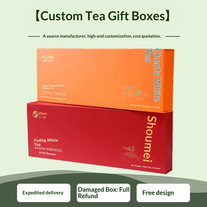 Custom Logo Tea <b>Gift</b> <b>Box</b> <b>for</b> Chenpi Fuding White Tea 0.5lb 1lb <b>Empty</b> Packaging with Sachets - Product Image 5