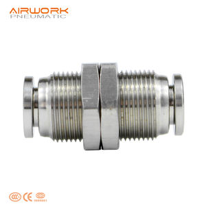 בערב איחוד 12 עד 12 מ "מ 304 316 לדחוף פנאומטי נירוסטה במנעול אוויר להתחבר הולם - Product Image 6