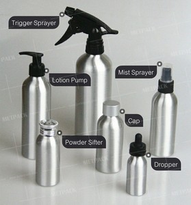 Botella de Spray de Aluminio Negra de 10ml/50ml/100ml/120ml/250ml con Bomba Pulverizadora para Perfume, Cuidado de la Piel, <span class=keywords><strong>Jabón</strong></span> Líquido, Cuidado Personal, Marca EBI Screen - Product Image 4
