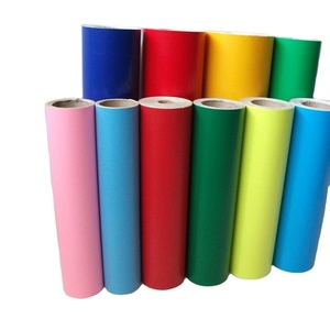 Película de letras de vinilo brillante autoadhesiva multicolor Empresas de decoración publicitaria Creación de materiales de Textos Personalizados - Product Image 2