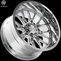 Jantes de camion forgées sur mesure DW, polies, à profil profond, 18, 19, 20, 22 pouces, 8x165.1, 8x170 pour GMC Hummer EV, multi-rayons
