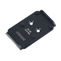 Plaque adaptatrice Ohhunt Precision Red Dot pour Gmos et RMSC Cut 407C 507C 508T Red Dot