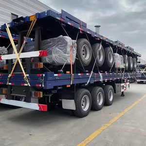 Nuevos Semirremolques de Plataforma Plana de Acero de 2, 3 y 4 Ejes, 40, 60 y 80 Toneladas, en Venta - Product Image 2