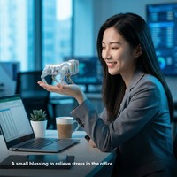 Jouet Classique en Plastique Chien Mécanique à Remonter avec Peinture UV Simulant un Robot Intelligent Jouet Éducatif pour Bébé