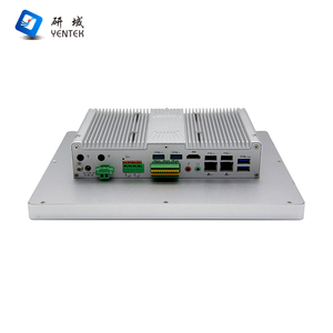 Fabricación de computadora de panel industrial integrada resistente IP65 2 LAN 6 RS232/485 Windows 10 IoT PC de panel industrial de montaje en pared - Product Image 4