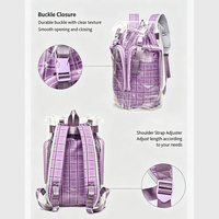 Mochila Transparente de Lona de Alta Calidad al por Mayor, Nueva, Impermeable, para Viajes al Aire Libre, con Cordón, para Mujer, Bolsos Especiales