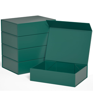 Free Sample Custom Printed <b>Black</b> Rigid Cardboard <b>Box</b> Eco-Friendly Packaging for Hair Extensions Wigs Cosmetics Personal Care - Product Image 1