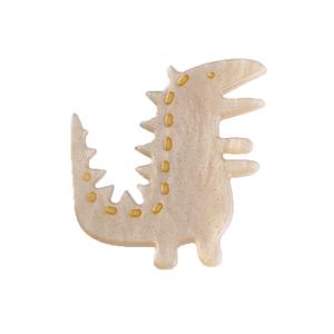 Pince à cheveux et épingle en acrylique fantaisie de haute qualité, motif dinosaure vert, mignonne et tendance, pour accessoires de fête pour filles - Product Image 2