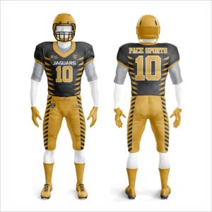 Pace Sports Shop Stock Uniforme de football américain à manches courtes pour adultes, vêtements d'équipe grande taille pour la saison estivale - Product Image 4