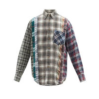 Chemise en flanelle pour homme, style streetwear, tissu multi-écossais personnalisé OEM