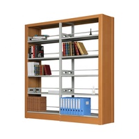 Bibliothèque de table en métal, Double face, en acier, design chinois, bibliothèque athlétique moderne, 2 pièces