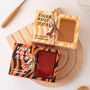 Boîtes à desserts de cuisson à longue bande à bas <span class=keywords><strong>prix</strong></span> avec logo personnalisé, un incontournable pour l'emballage de rouleaux et de gâteaux suisses - Product Image 4