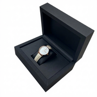 Boîte d'emballage en carton blanc de haute qualité, rigide, gaufrée, avec logo personnalisé, pour bracelet de montre