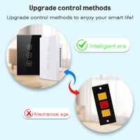 Interrupteur de porte automatique intelligent WiFi Tuya US 120x72*34mm, télécommande sans fil RF433 pour volet roulant