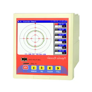 Multi Channel Color Chart Paperless Recorder no paper Temperature Recorder Industrial rs485 data acquisition logger recorder