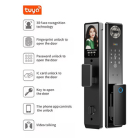 Cerradura Inteligente AISUO Tuya Wi-Fi con Reconocimiento Facial 3D, Huella Dactilar, Teclado Digital, Entrada por Código, Videoportero