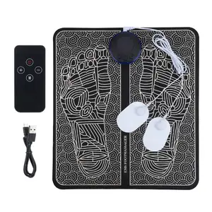 Drop Shipping Pulse Muscle Stimulation Remote Control Tens Patch EMS Foot Massager for Pain Relief