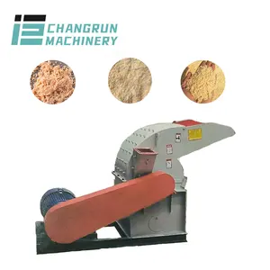 easy to use and maintain waste tree pulverizer sawdust edger wood crusher greening garden tree sawdust machine wood