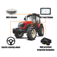 Sistem Kemudi Otomatis Traktor Pertanian Kit Kontrol GPS RTK Navigasi