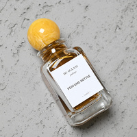 Nouvelle conception 30ml 50ml 100ml Flacon de parfum carré de luxe pour femme et homme Vaporisateur de parfum Atomiseur Flacon de parfum noir
