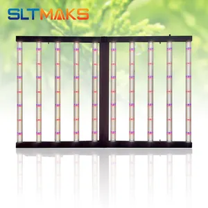 SLTMAKS 8x6FT1000W赤青折りたたみ式調光可能10バーLedグローライトフルスペクトル屋内温室医療プラント用