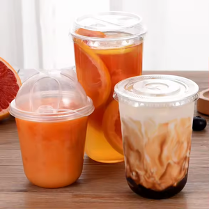 Gobelets jetables en PP de qualité alimentaire à paroi simple en forme de U avec logo imprimé personnalisé pour Bubble Tea & Boba Tea (380ml/500ml/700ml) - Product Image 3
