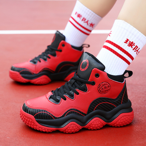 Chaussures de basketball montantes tendance Cema pour enfants, grandes tailles, résistantes à l'hiver, en cuir, pour étudiants, baskets de sport - Product Image 6