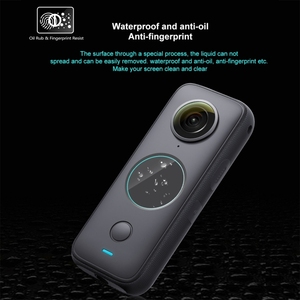 Película de vidrio templado para <span class=keywords><strong>Insta360</strong></span> <span class=keywords><strong>One</strong></span> <span class=keywords><strong>X2</strong></span> Puluz, <span class=keywords><strong>accesorios</strong></span> de cámara de acción, película de vidrio templado curvo Hd, fabricante de China, 2 uds. - Product Image 3