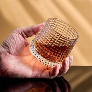 Bicchieri <span class=keywords><strong>da</strong></span> bere bicchierini di whisky tazze ristoranti Hotel essenziali 180 Ml di vetro di roccia per la casa vetro di vetro sottile trasparente moderno - Product Image 3