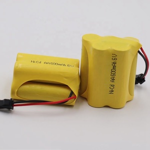 ก้อนแบตเตอรี่แบบชาร์จไฟได้7.2V Ni-Cd AA 700mAh NiCd 1.2V 2.4V 3.6V 4.8V 9.6V - Product Image 3