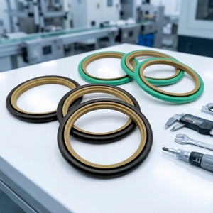 Sello de Vástago Hidráulico de PTFE Resistente al Calor Industrial, Tipo <span class=keywords><strong>GSJ</strong></span>, Anillo de Sellado Resistente al Desgaste de Alta Presión - Product Image 5