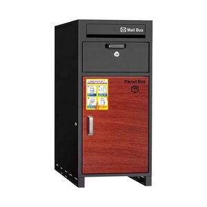 AJF Hot Sale Large Waterproof Metal Letterbox <strong>Secure</strong> Parcel Delivery <strong>Dropbox</strong> for Home Apartment Use Mailboxes for Outdoor - Product Image 4