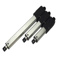 Motor DC Mini 6v 12v 10mm 20mm 30mm 50mm 100mm Aktuator Linear Elektrik 20N 188N Piston Kecil untuk Range Hood SLA-T01