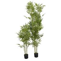 Branches de palmier artificielles écologiques durables résistantes aux UV de 120 cm, plante tropicale en PE pour l'aménagement extérieur des jardins et des hôtels