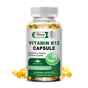 Capsules complexes de vitamine <span class=keywords><strong>B12</strong></span> de soutien de la santé des cellules nerveuses 60pcs capsules de cobalamine - Product Image 1