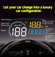 Accessoires de voiture transparents pour Diagnostic de voiture, scanner pour véhicule, HUD, C600, miroir réfléchissant, pas besoin de Film